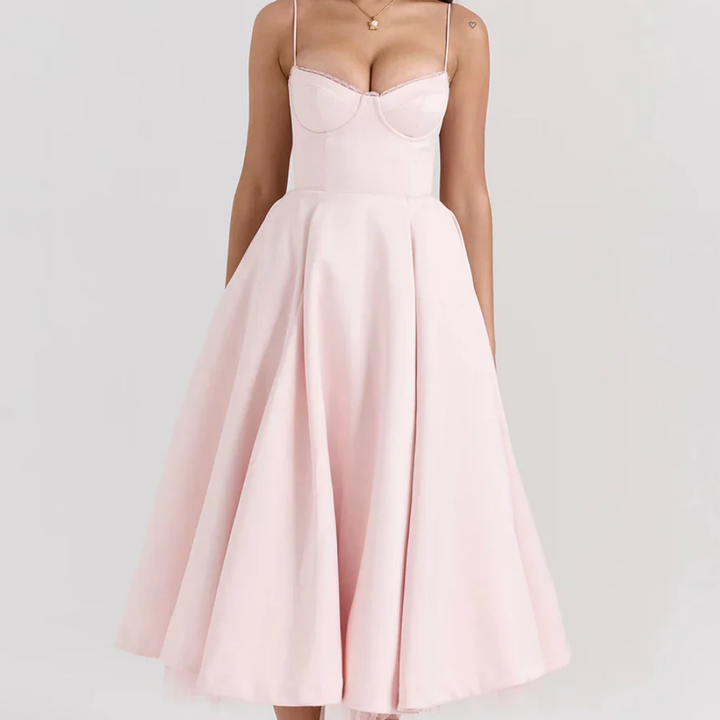 Alise - Elegantes, fließendes Korsettkleid