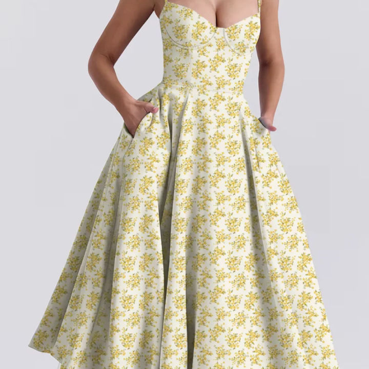 Alise - Elegantes, fließendes Korsettkleid