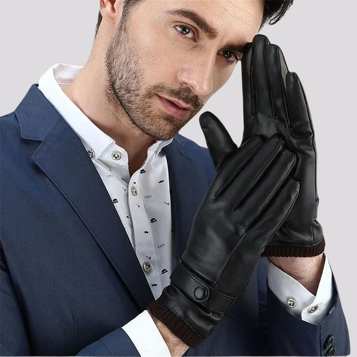 BRAD - Eleganter Herbsthandschuh aus Leder für Männer