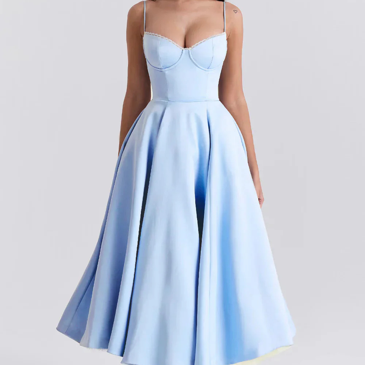 Alise - Elegantes, fließendes Korsettkleid