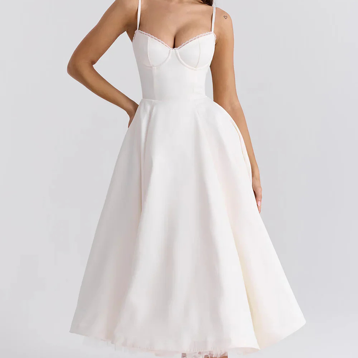 Alise - Elegantes, fließendes Korsettkleid