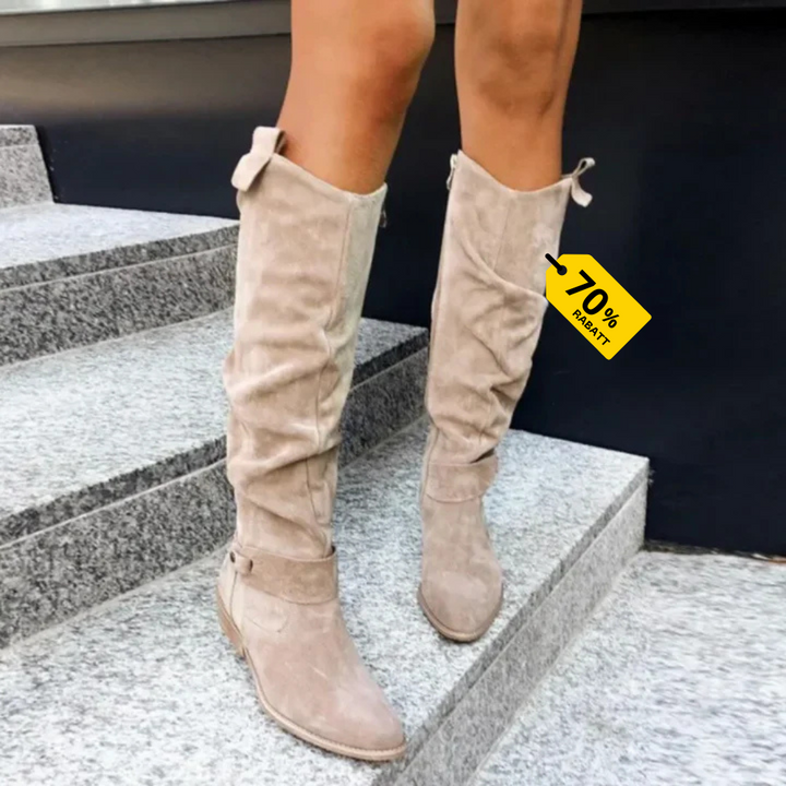Carla - Luxus Leder Damenstiefel