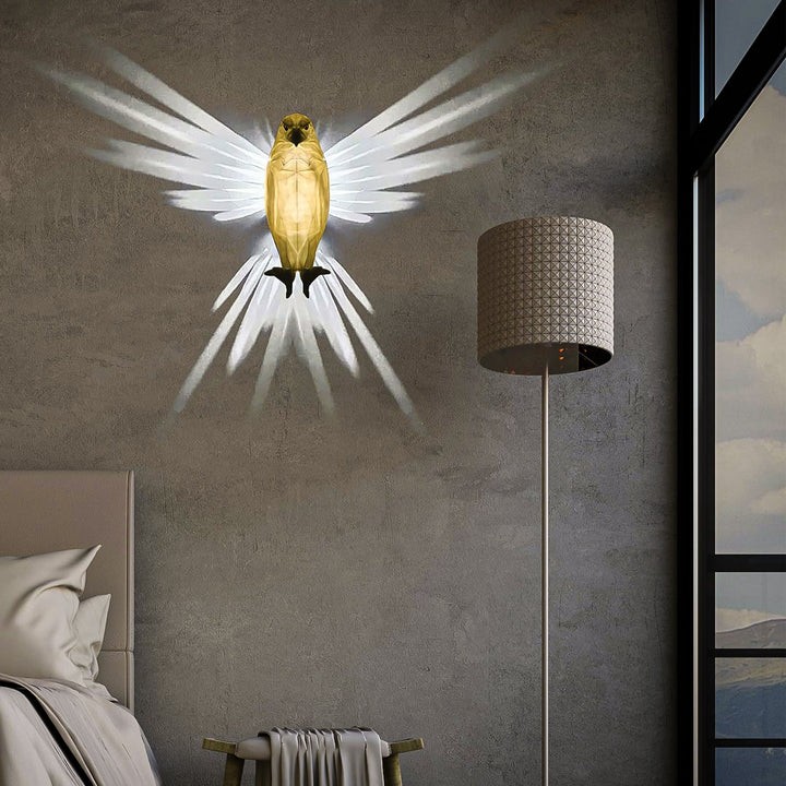 Abstrakte Wandlampe Eagle