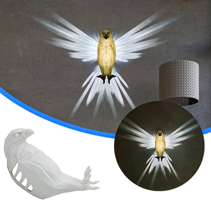 Abstrakte Wandlampe Eagle